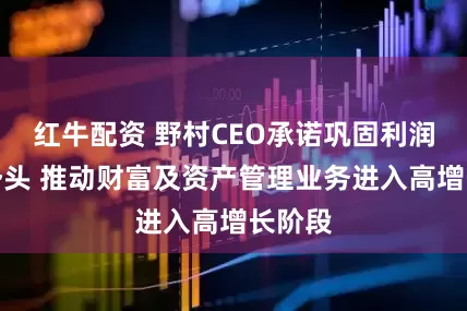 红牛配资 野村CEO承诺巩固利润复苏势头 推动财富及资产管理业务进入高增长阶段